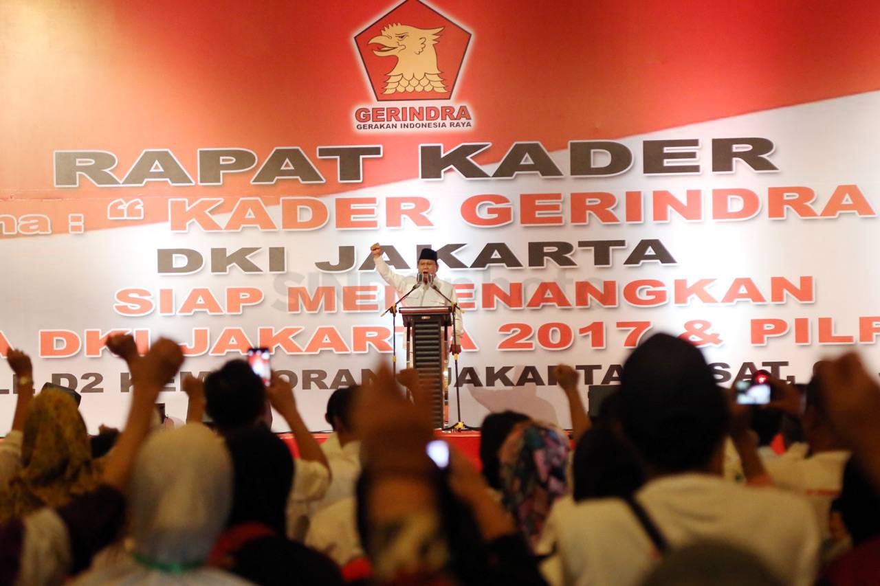Prabowo Ajak Kader Gerindra...