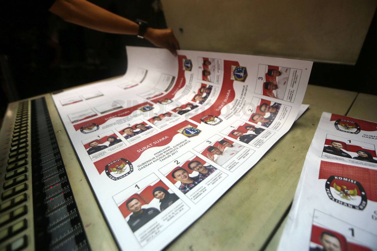 Kertas Suara Pilkada...
