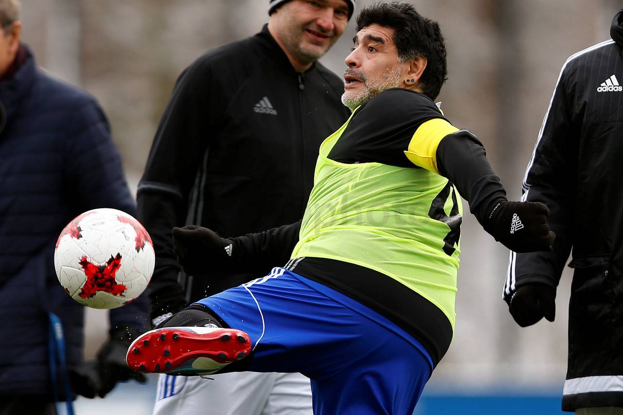 Aksi Maradona di Turnamen...