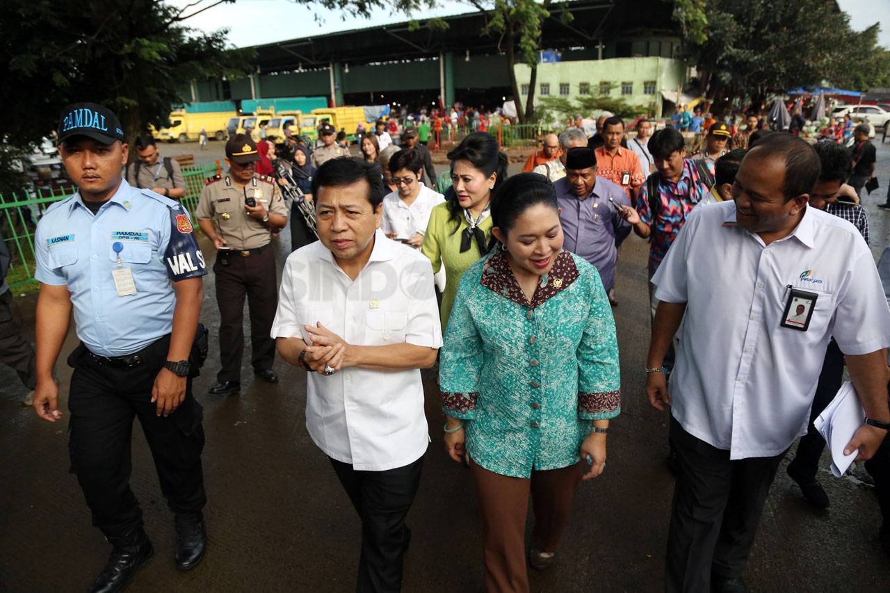Ketua DPR Sidak ke Pasar...