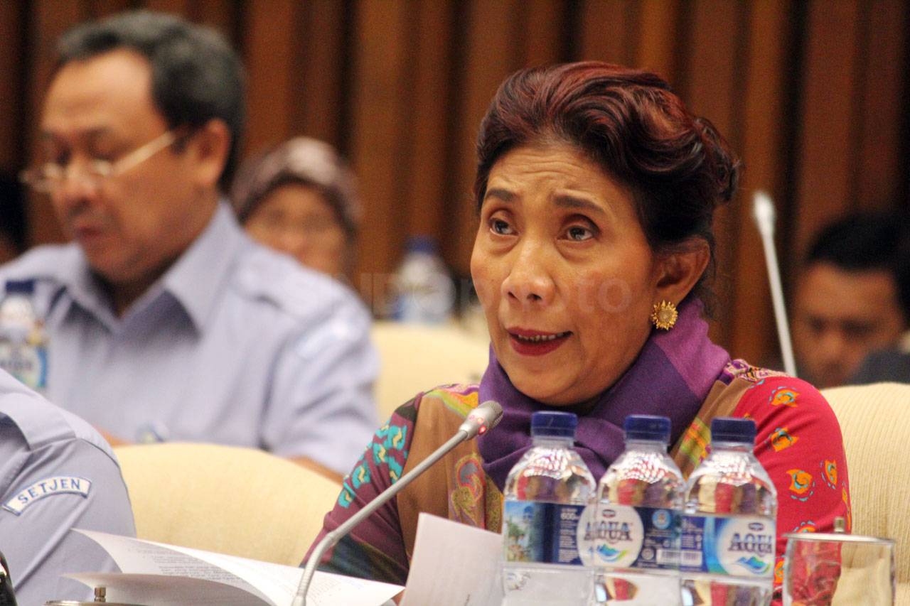 Menteri Susi Ikuti Raker...