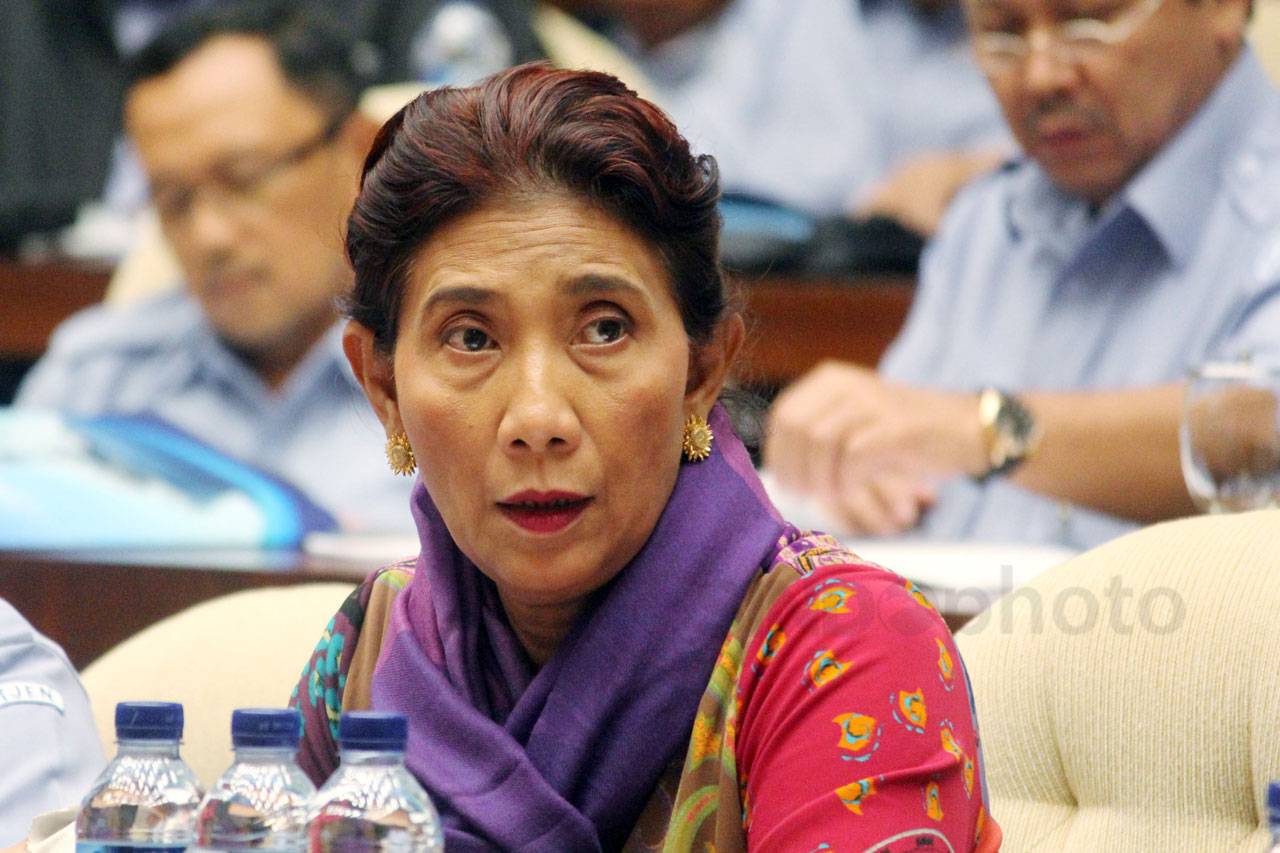 Menteri Susi Ikuti Raker...