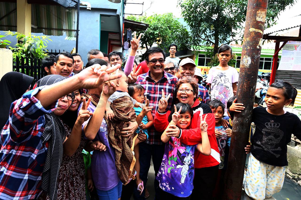 Cawagub Djarot Blusukan...