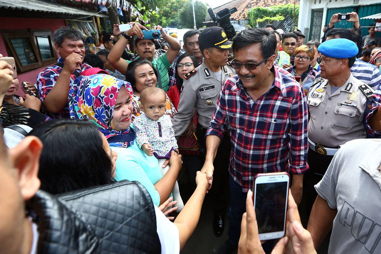 Cawagub Djarot Blusukan...