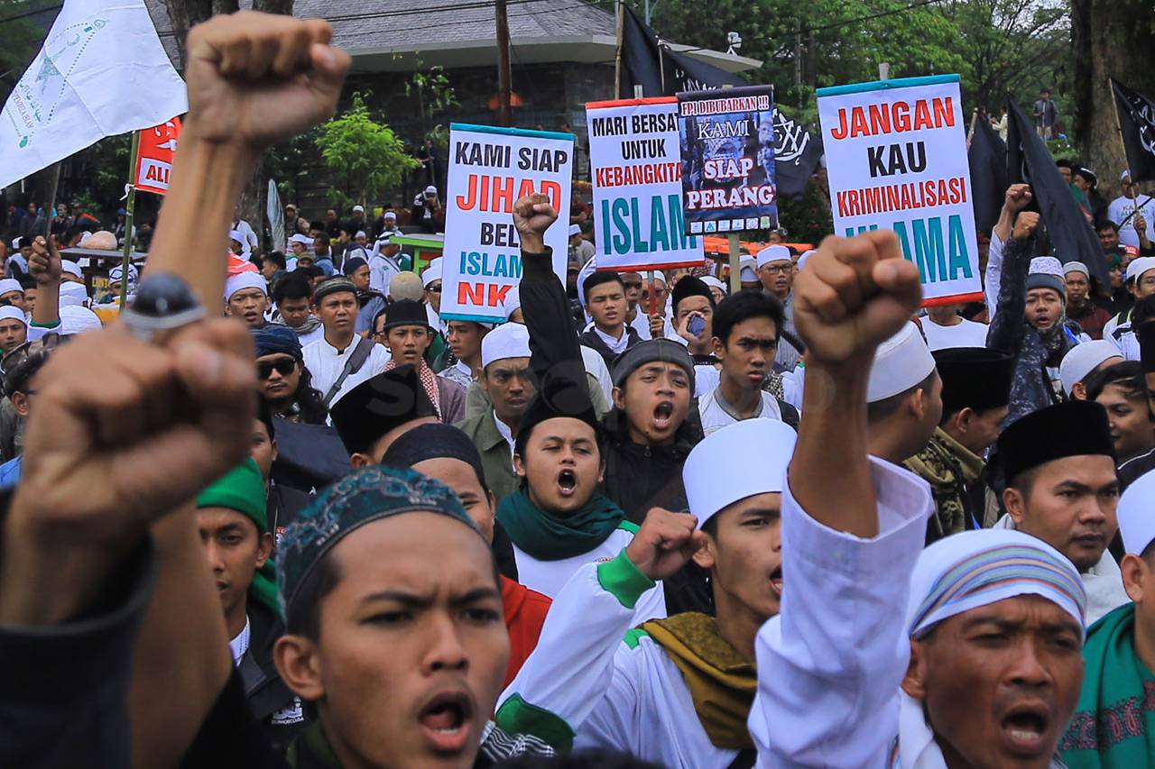Aksi Bela Ulama di Gedung...