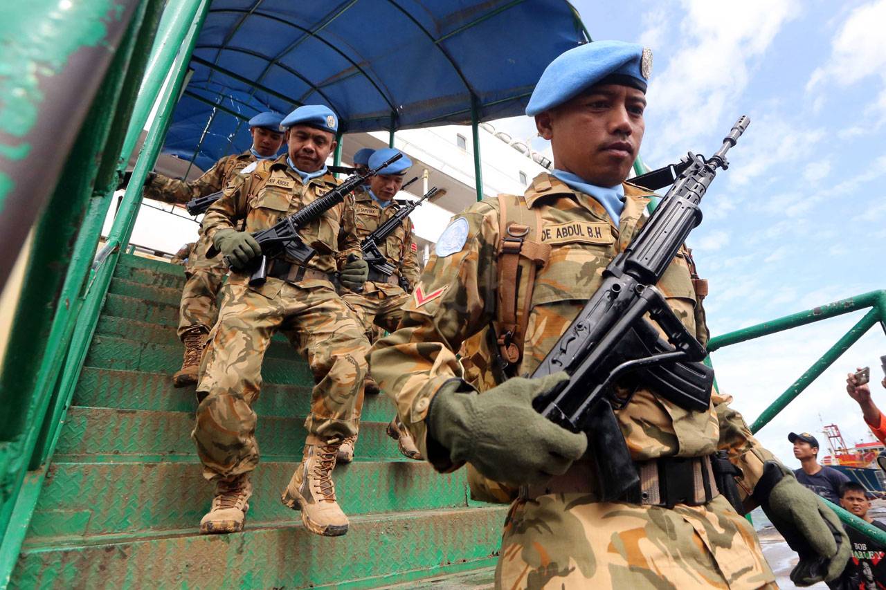 Satgas Kizi TNI Konga...