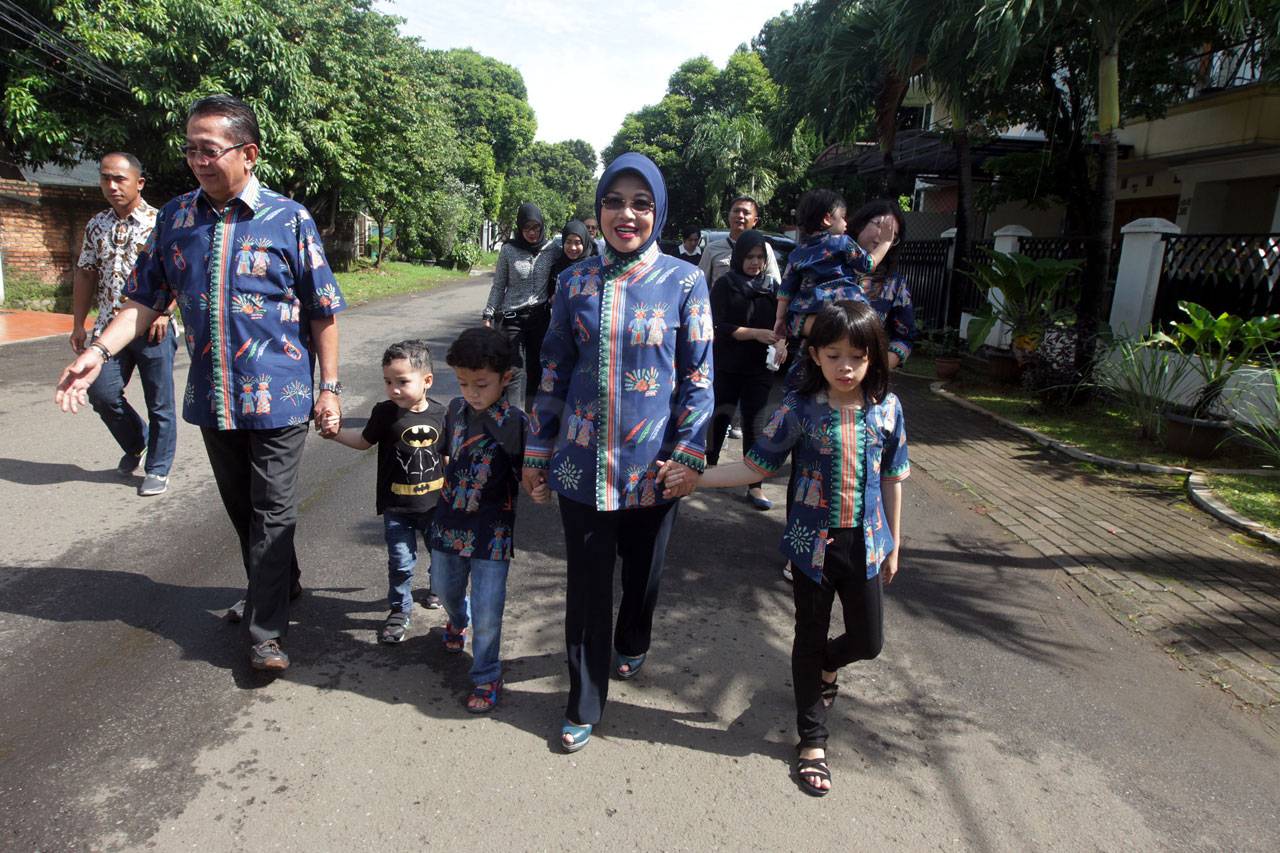 Sylviana Murni Nyoblos...