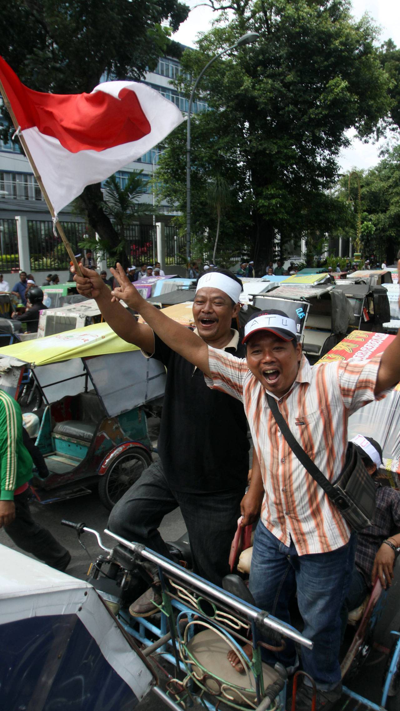 Ribuan Pengemudi Betor...