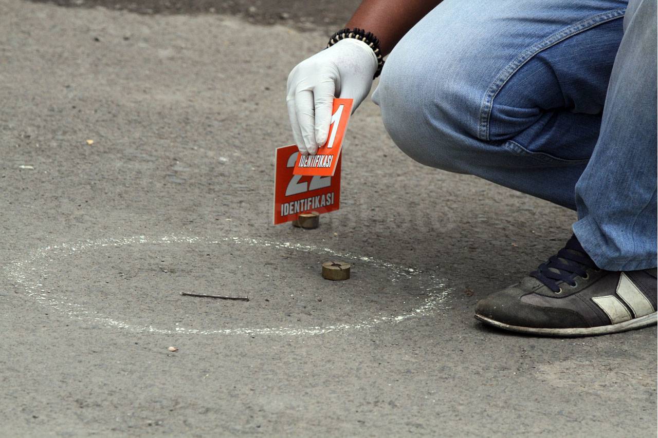 Polisi Lakukan Olah...