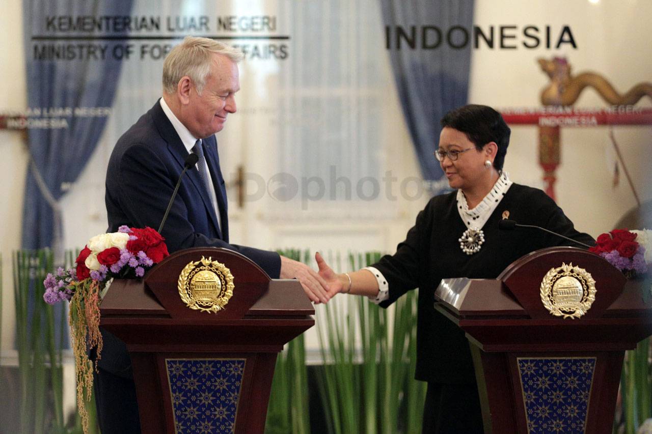 Menlu Retno Marsudi...