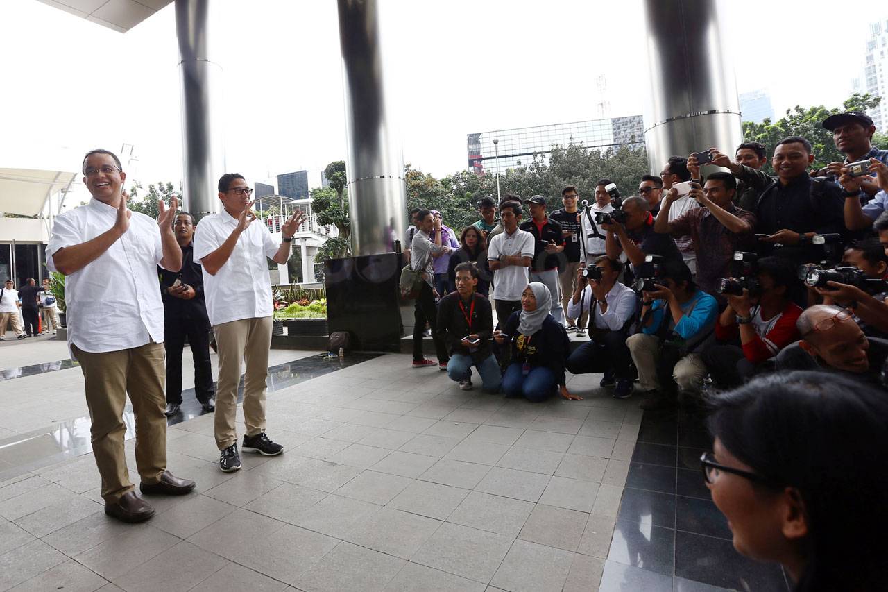 Ditemani Anies, Sandiaga...