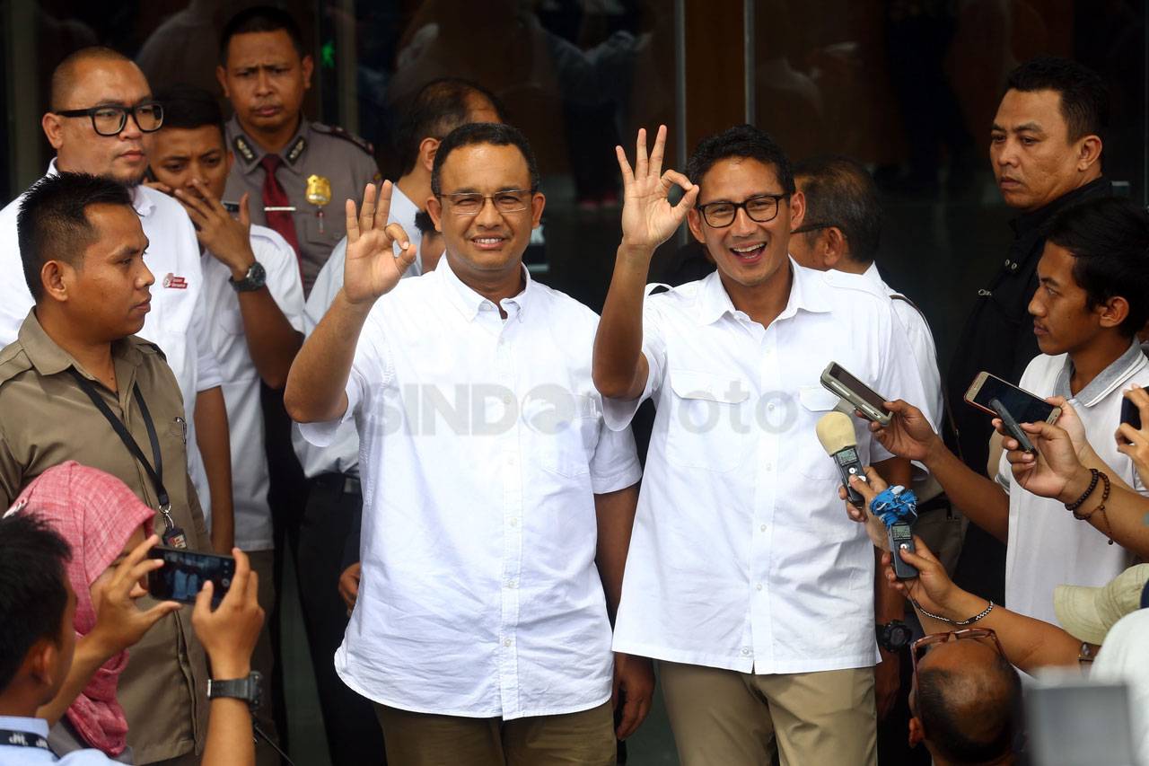 Ditemani Anies, Sandiaga...