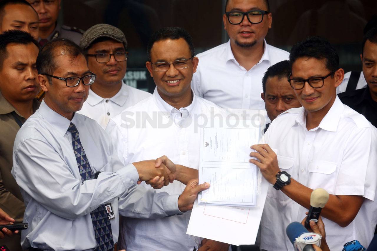 Ditemani Anies, Sandiaga...