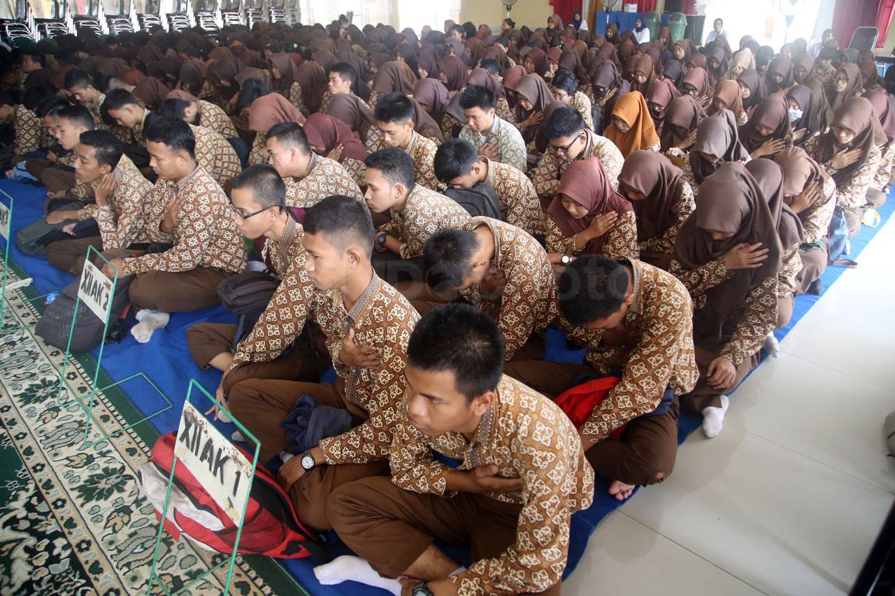 Jelang UN, SMK 3 Palembang...