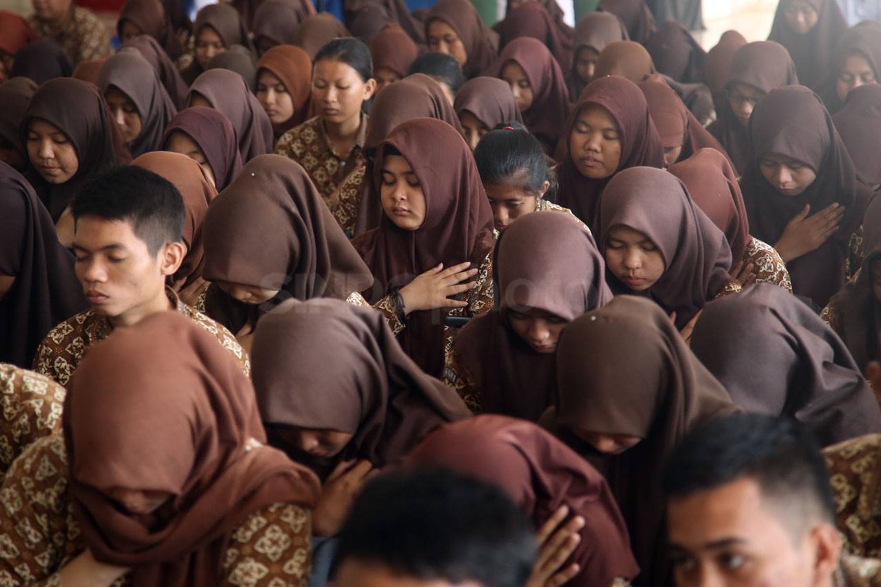 Jelang UN, SMK 3 Palembang...