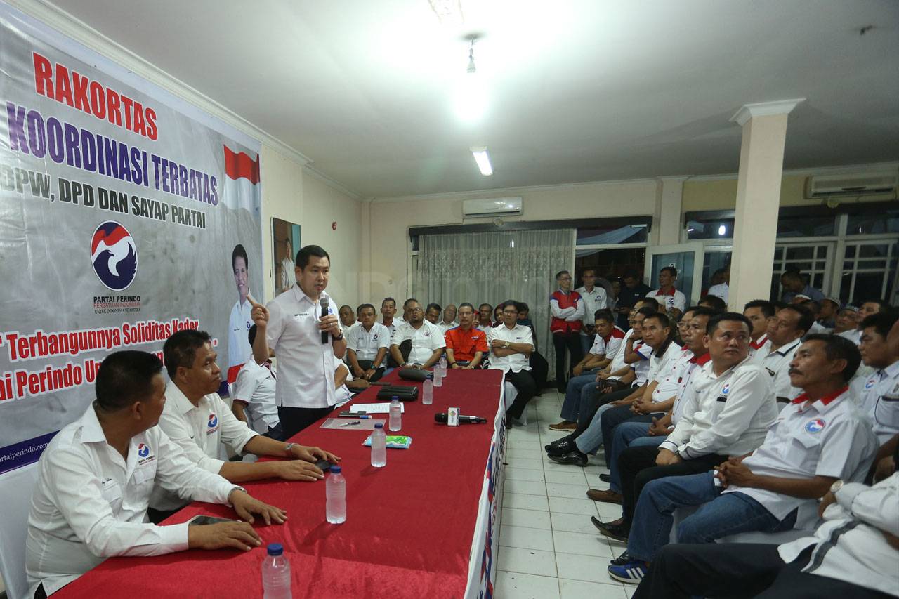 HT Hadiri Rakortas Partai...