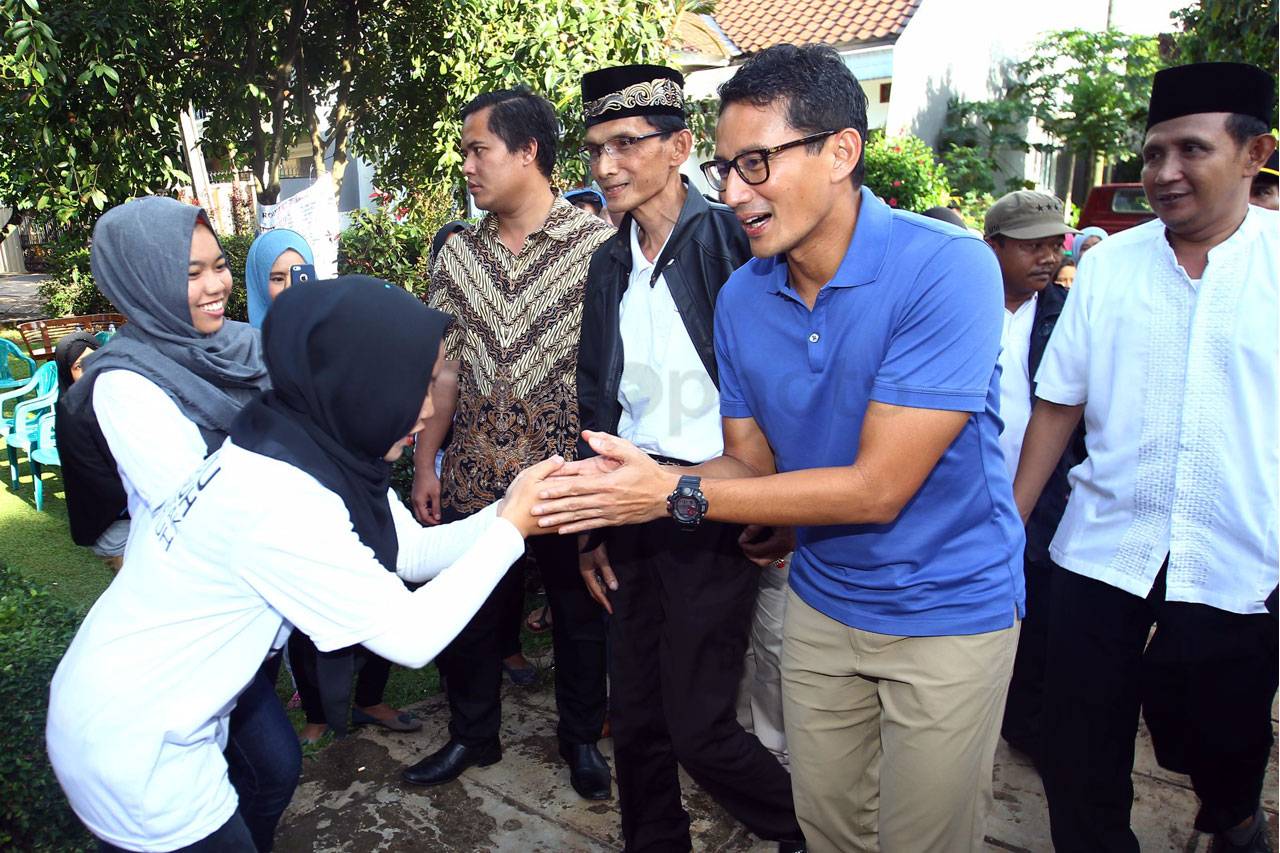 Cawagub Sandiaga Uno...