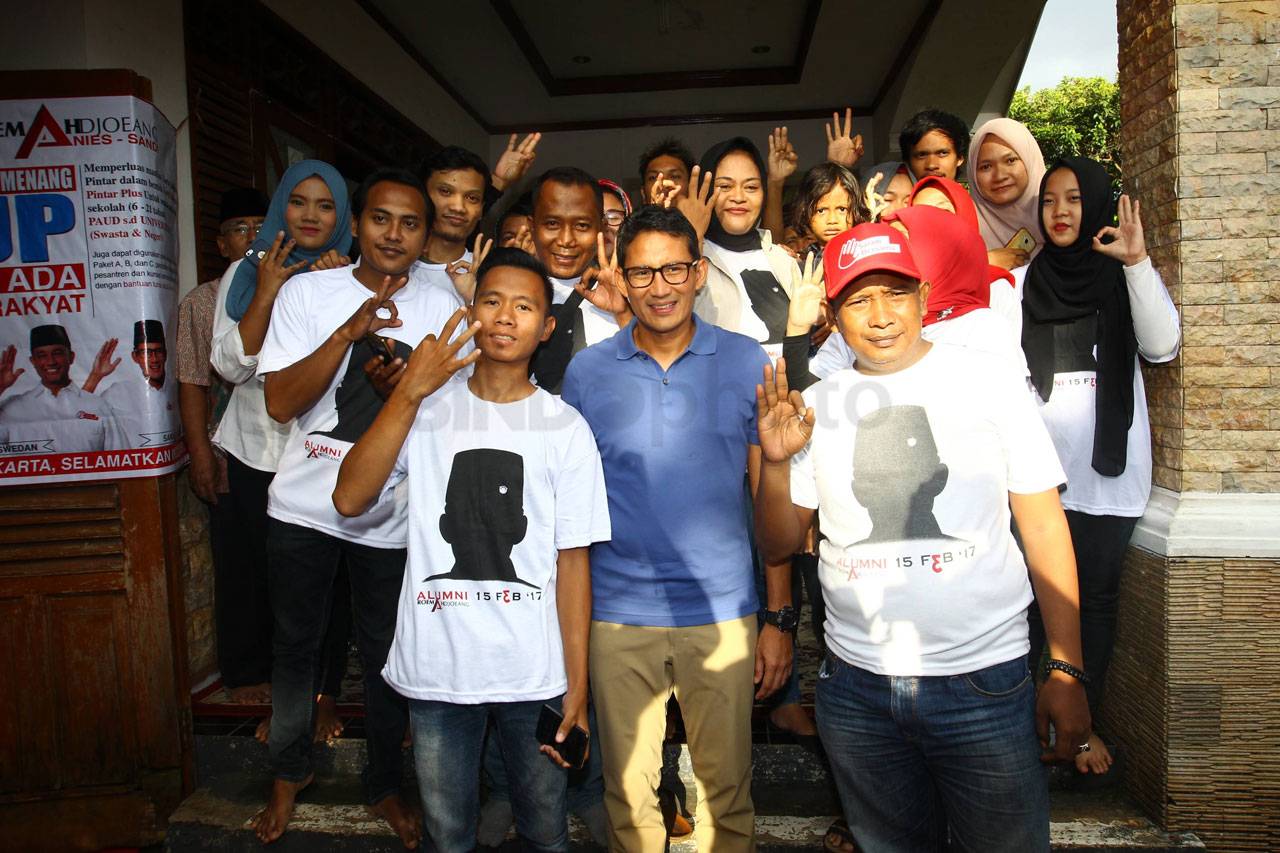 Cawagub Sandiaga Uno...