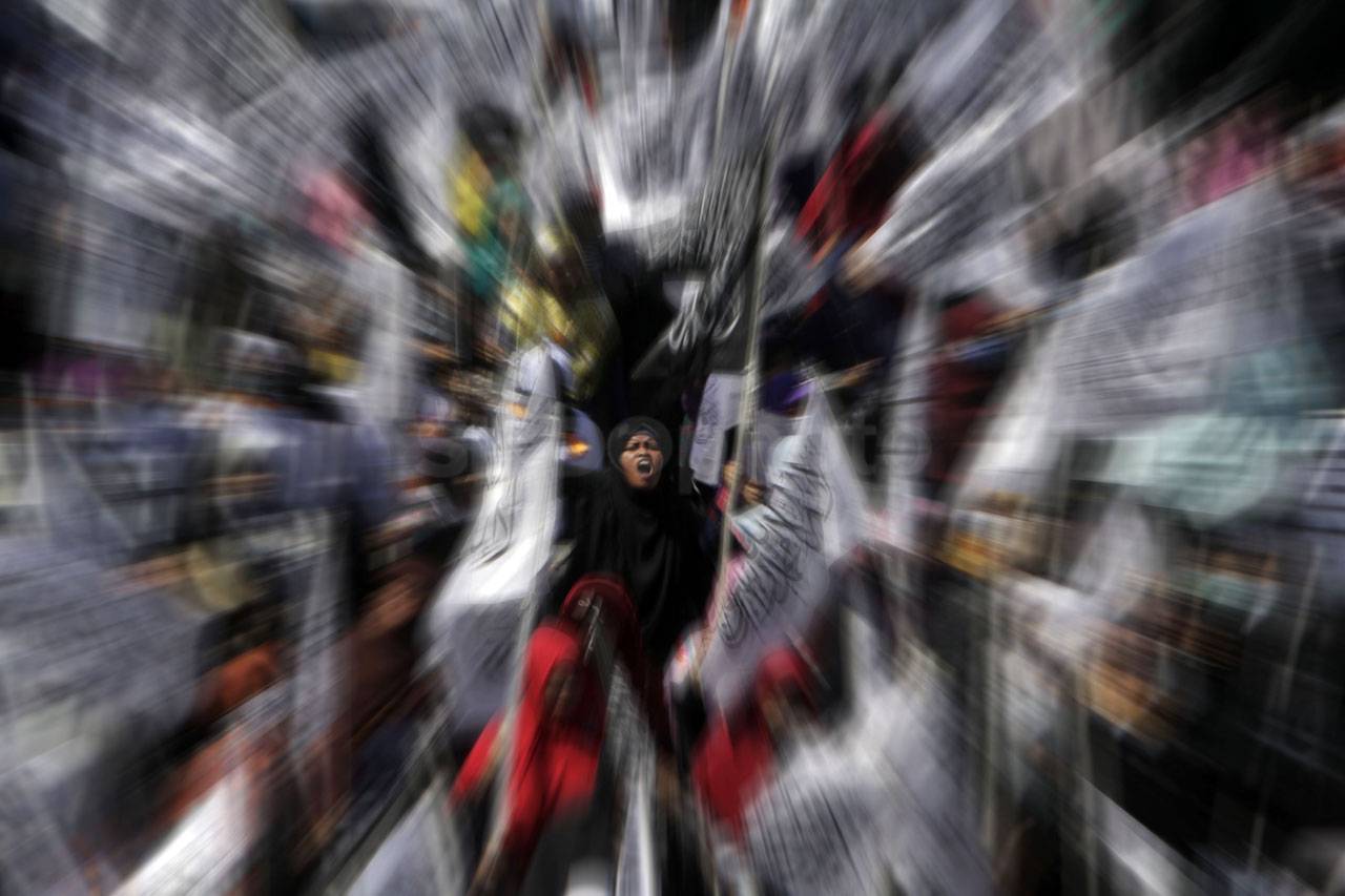 Massa Hizbut Tahrir...