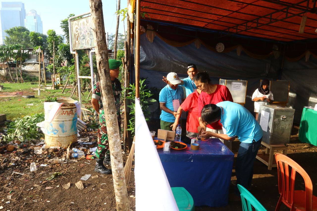 Warga Antusias Nyoblos...