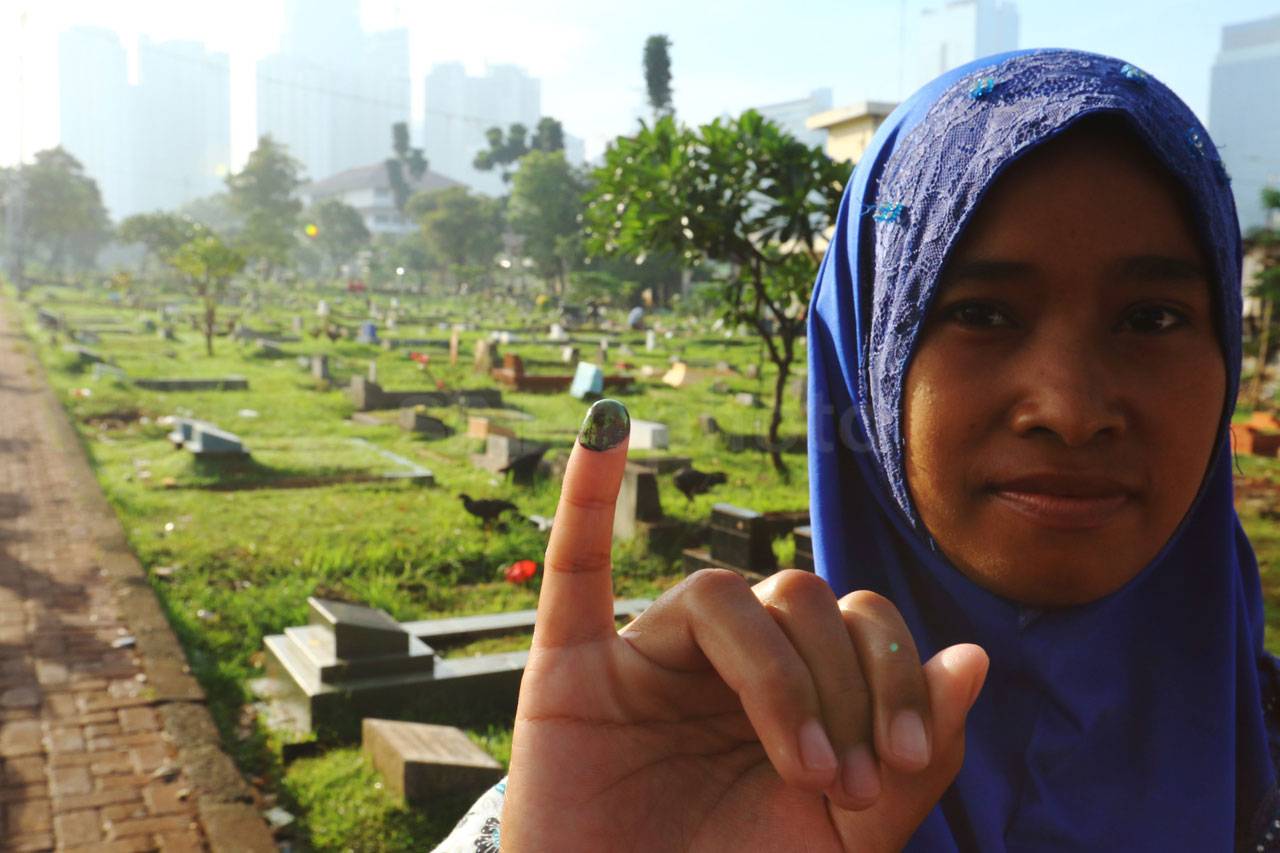Warga Antusias Nyoblos...