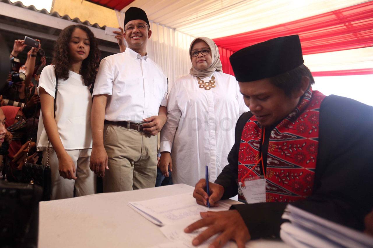 Cagub Anies Baswedan...