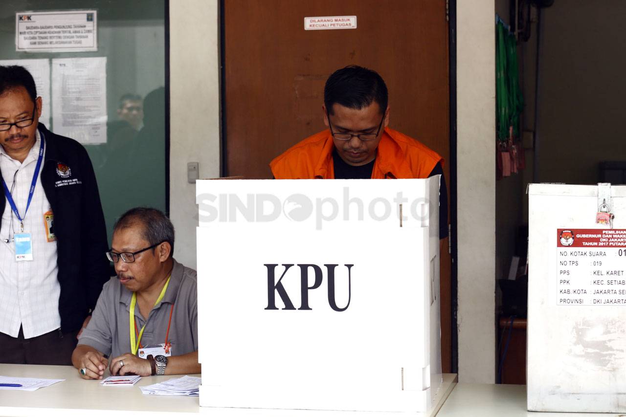 Tahanan KPK Nyoblos...