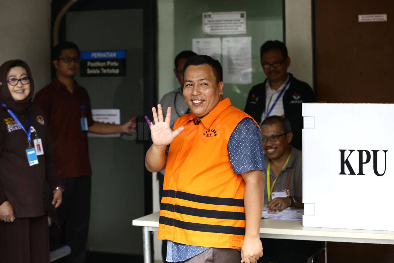 Tahanan KPK Nyoblos...