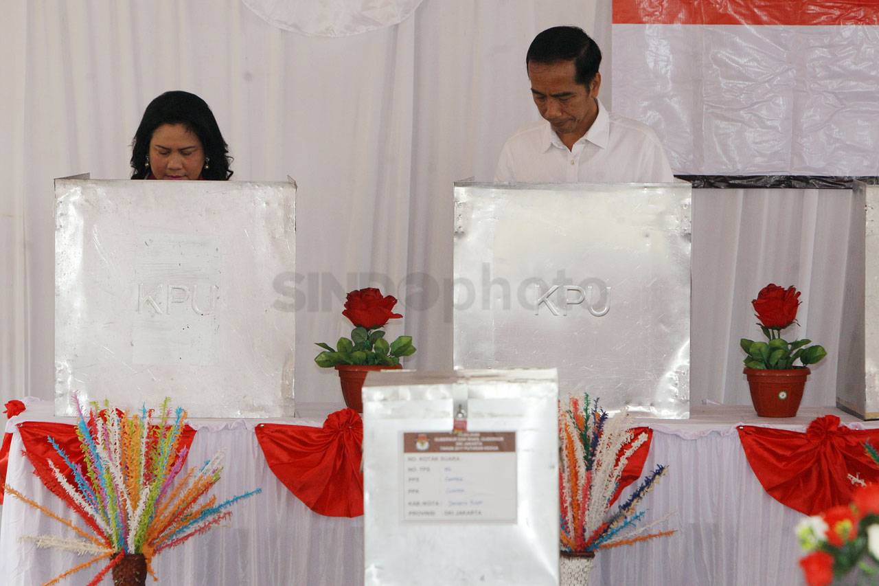 Presiden Jokowi Nyoblos...