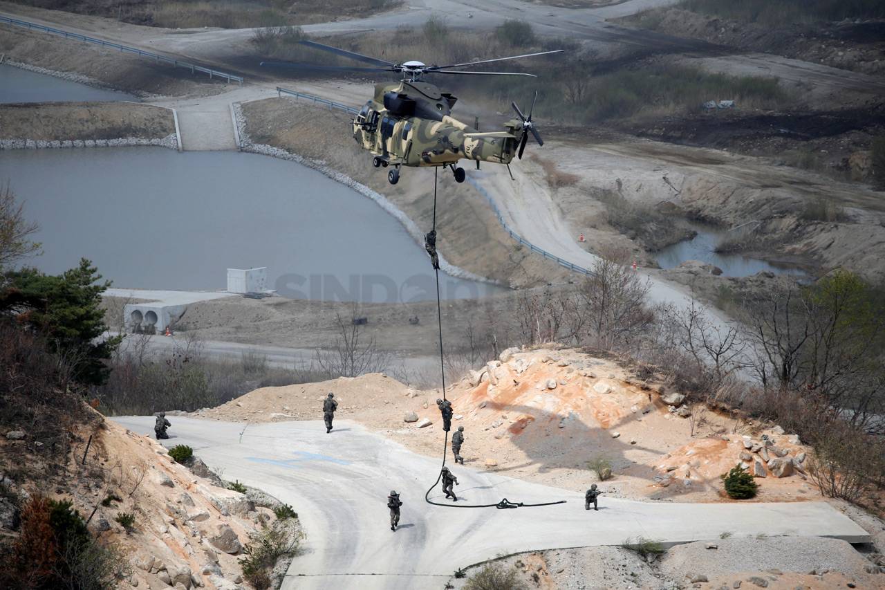 Militer Korsel-AS Pamer...