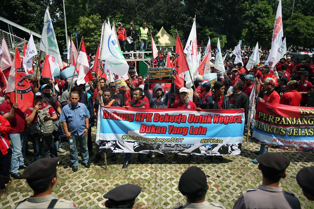 Ratusan Pekerja JICT...