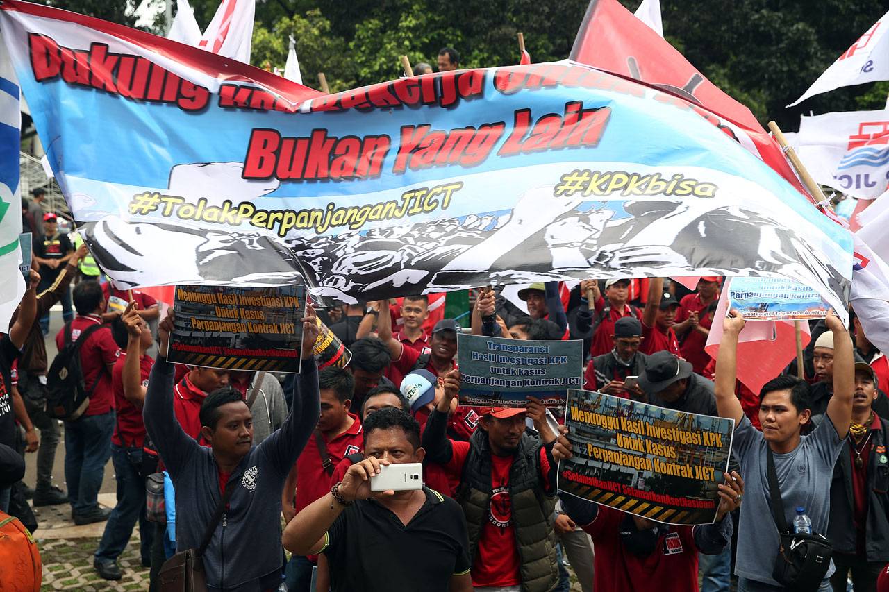 Ratusan Pekerja JICT...