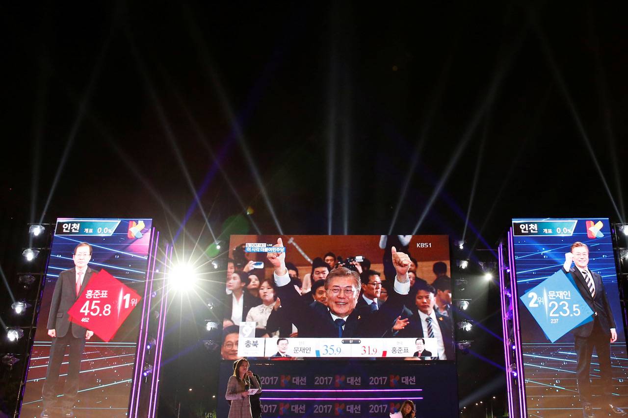 Pilpres Korsel, Moon...