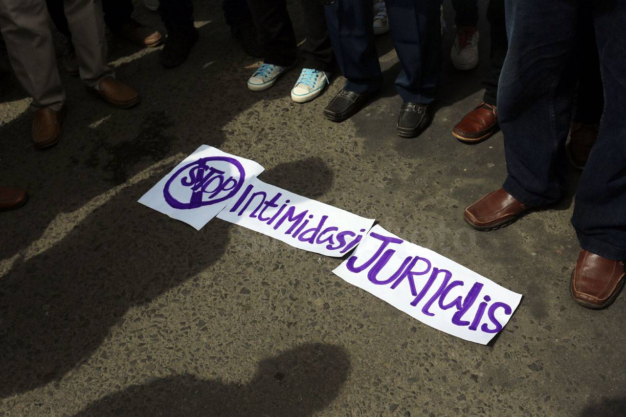 Puluhan Jurnalis Gelar...