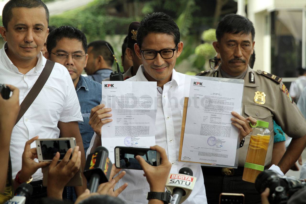 KPK Periksa Sandiaga...