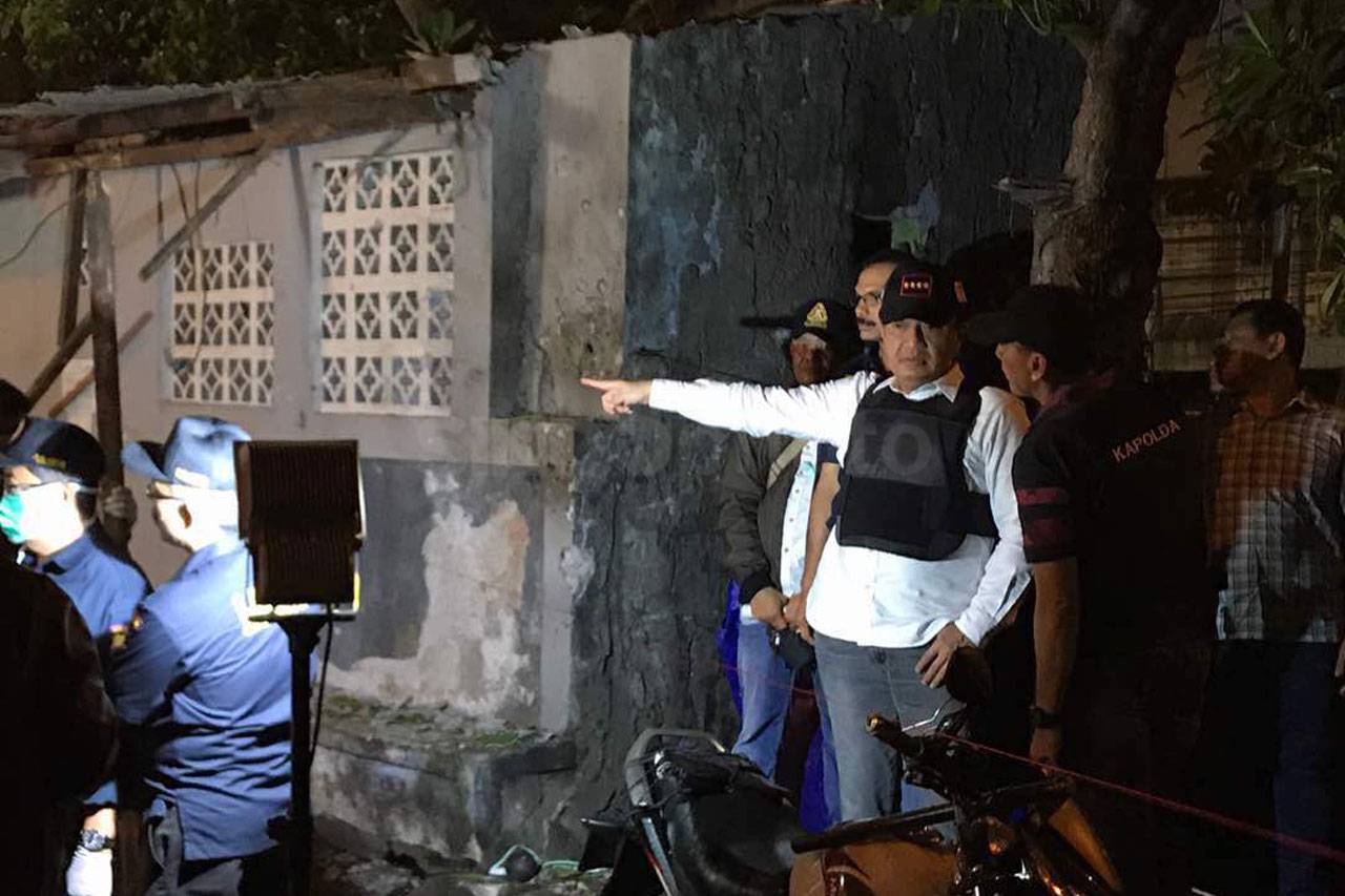 Kepala BIN Datangi Lokasi...