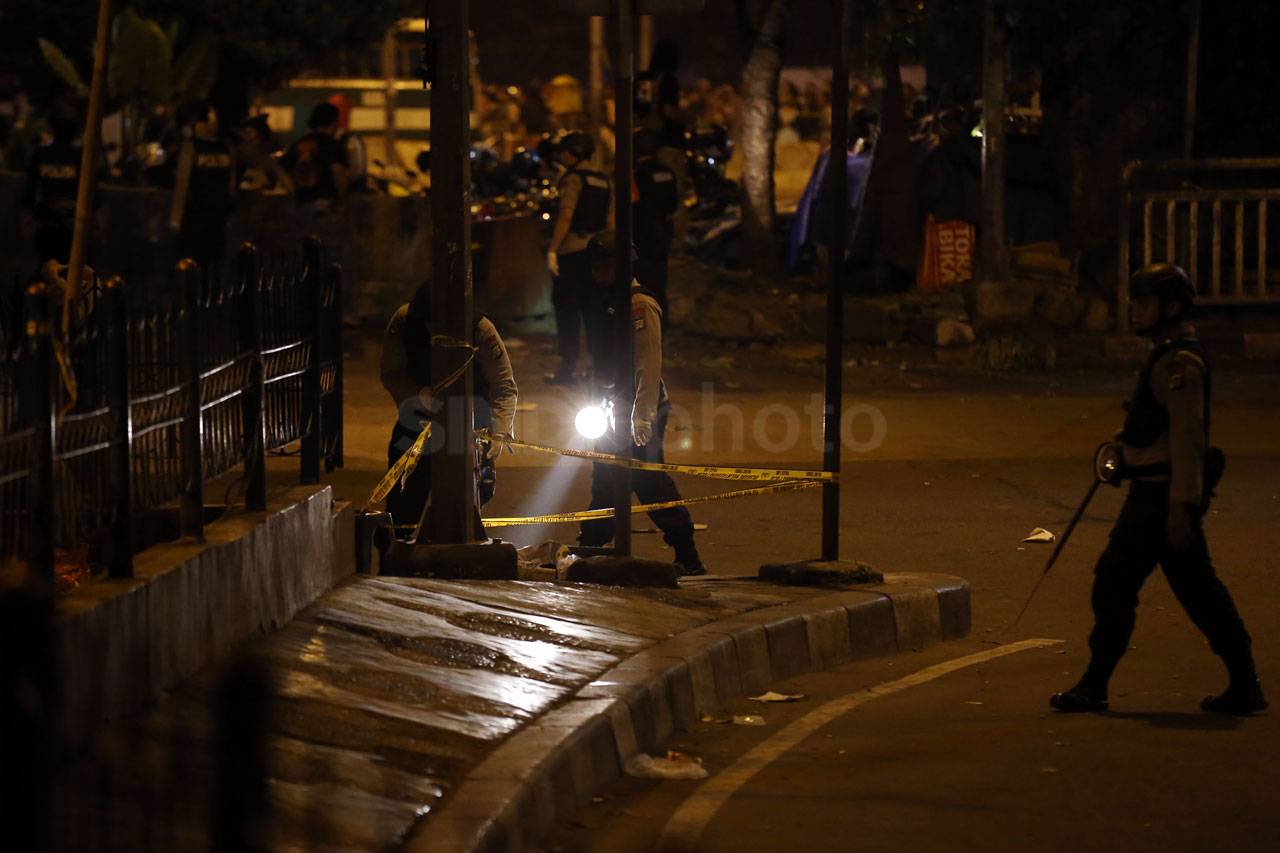 Polisi Lakukan Olah...