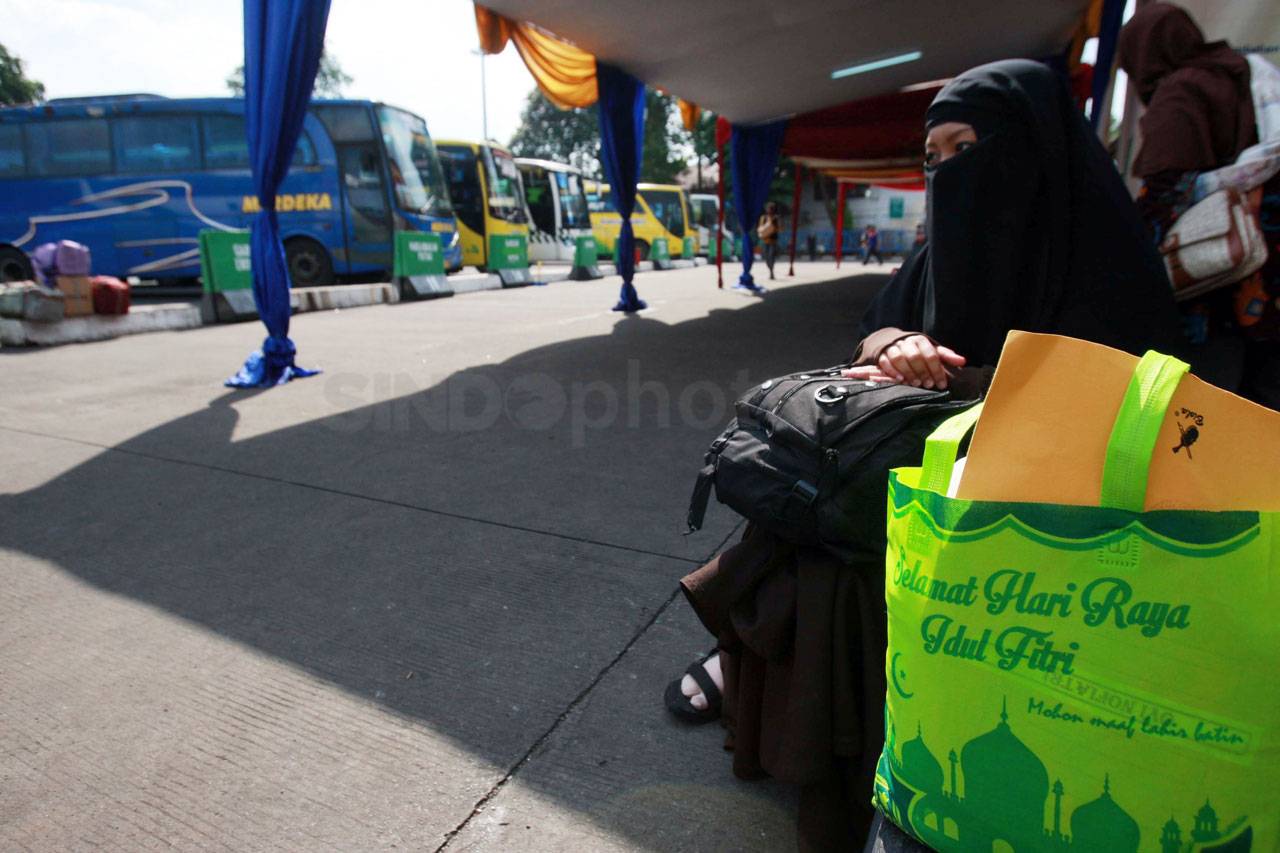 Arus Mudik di Terminal...