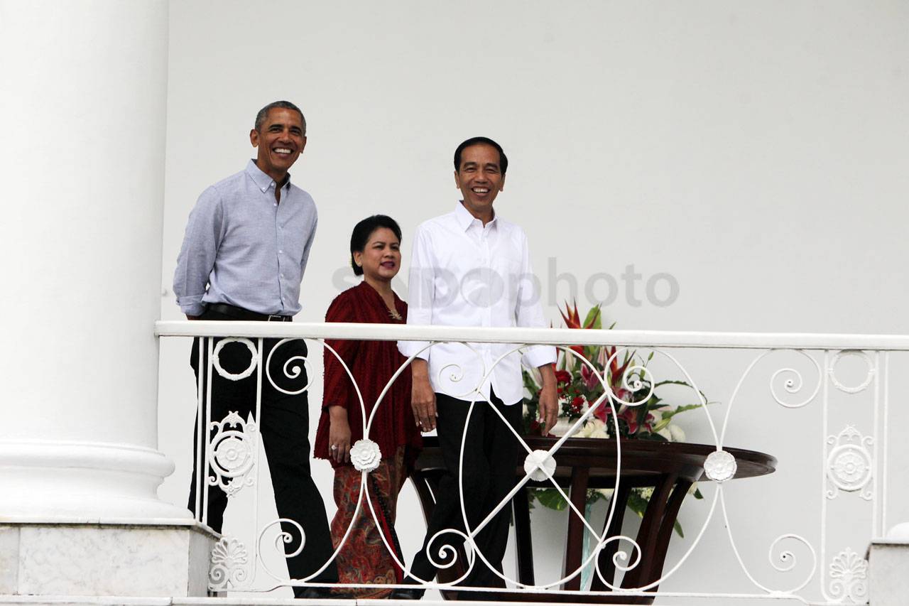 Didampingi Jokowi, Barack...