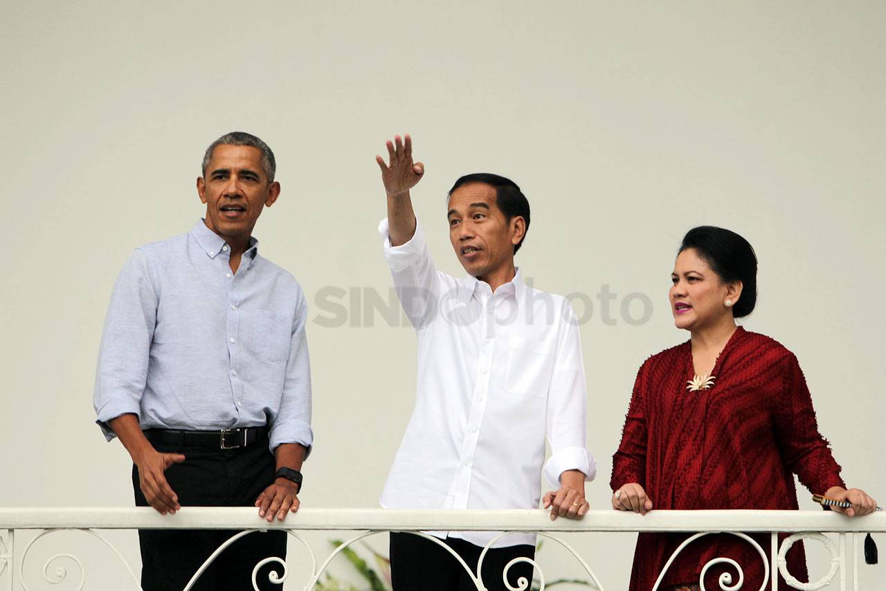 Didampingi Jokowi, Barack...