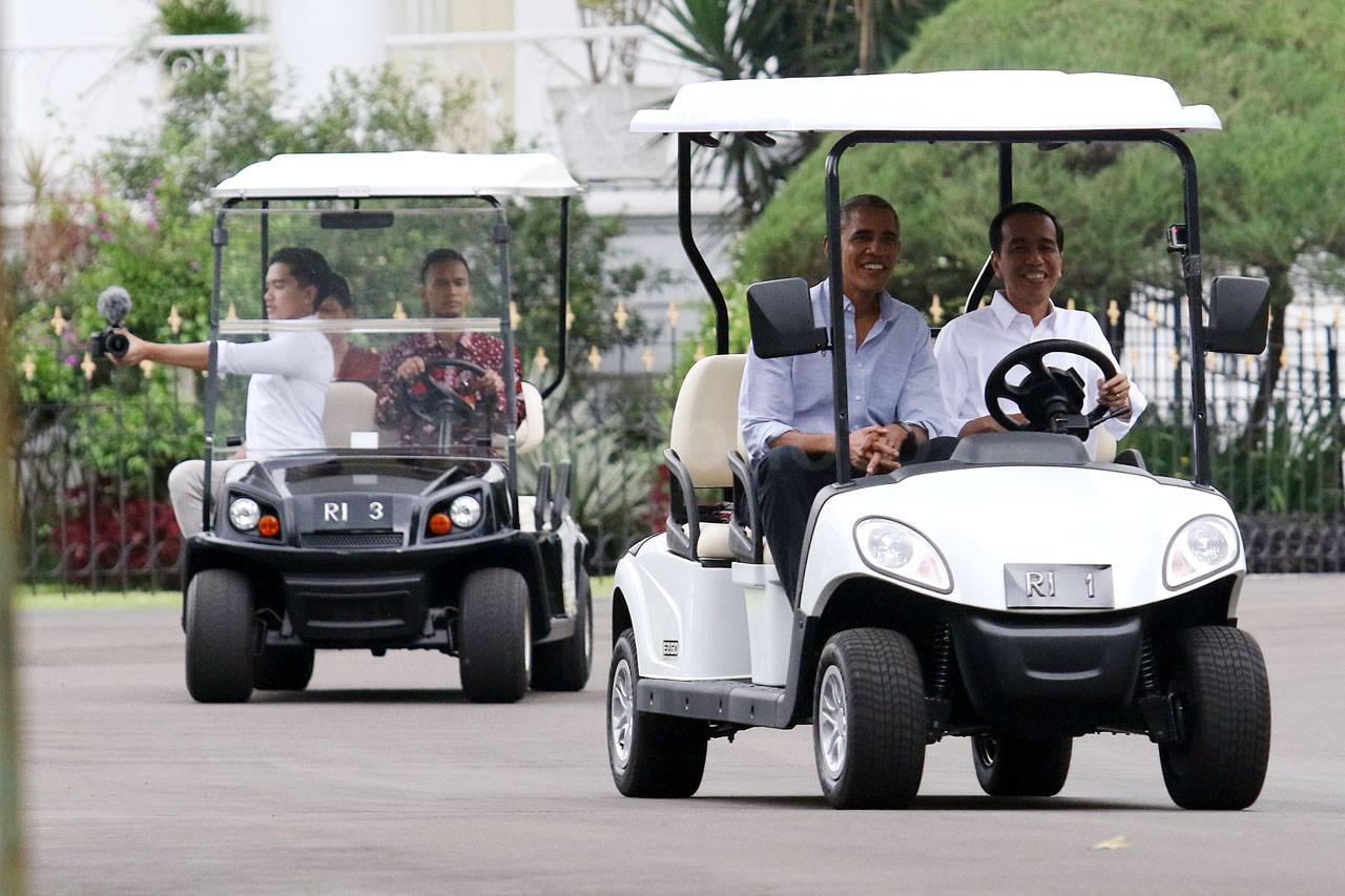 Didampingi Jokowi, Barack...