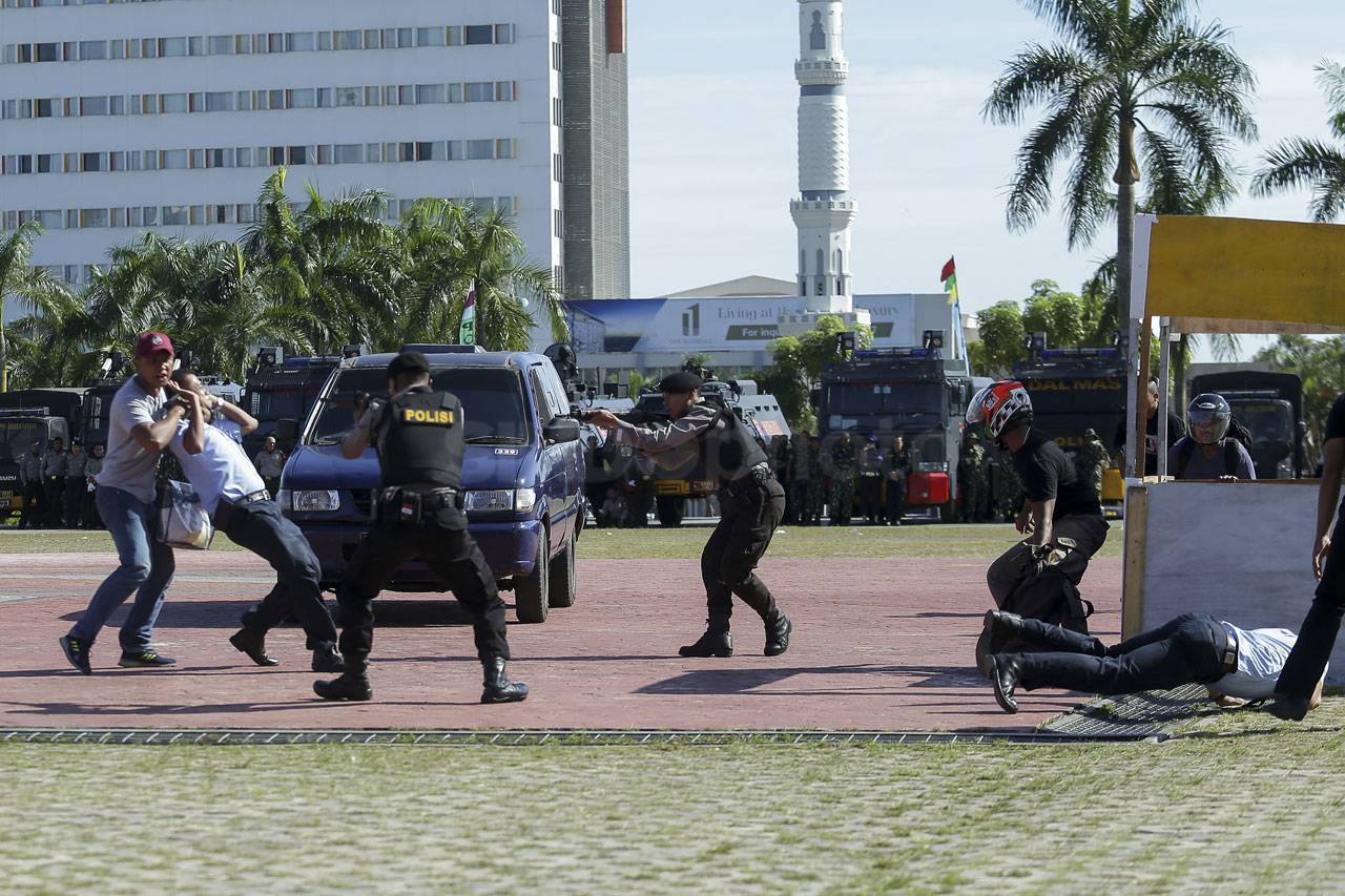 Pasukan Anti Teror Polri...