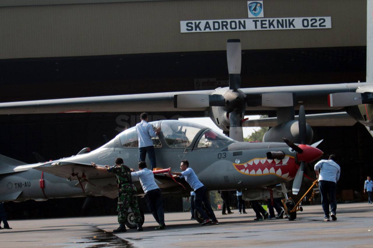 Rayakan HUT Ke-57 Skadron...