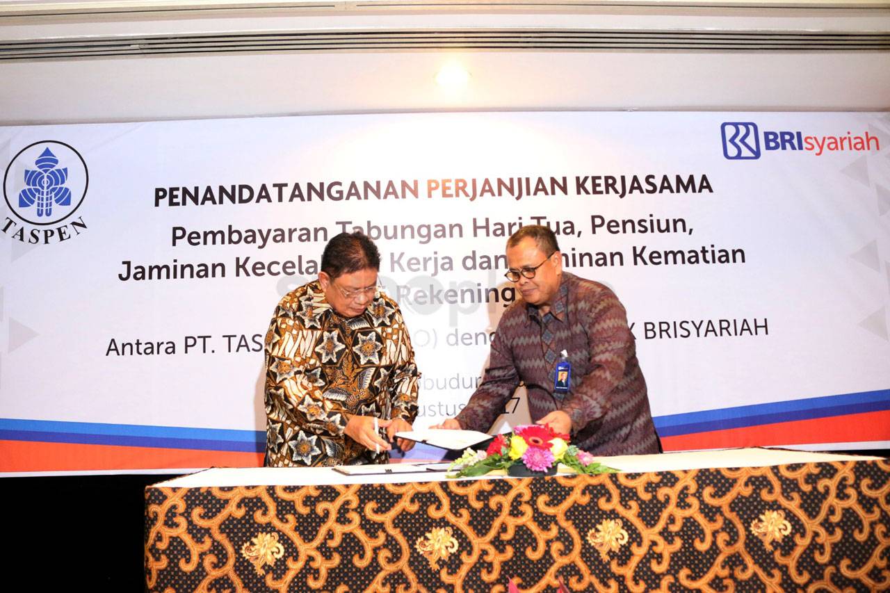 BRI Syariah dan PT Taspen...