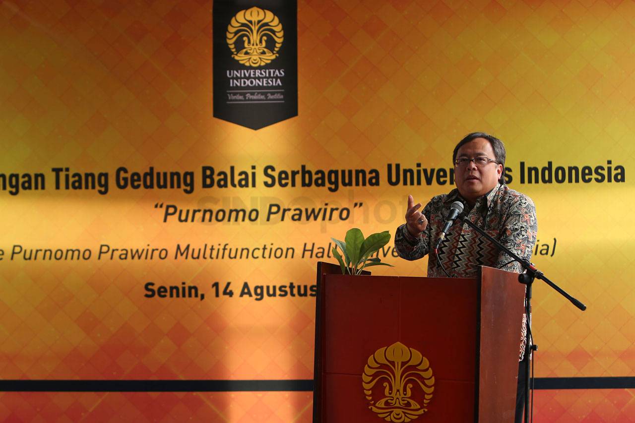 Kepala Bappenas Meletakkan...