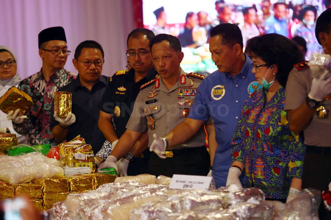 BNN dan Polri Musnahkan...