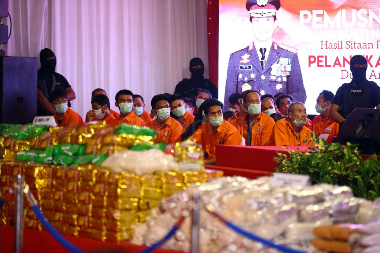 BNN dan Polri Musnahkan...