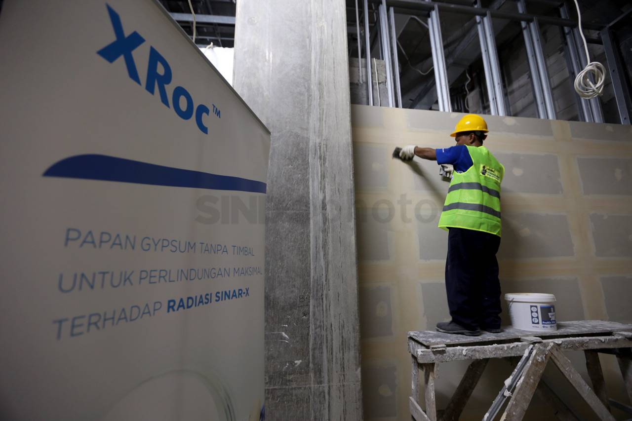 Papan Gypsum Anti Radiasi