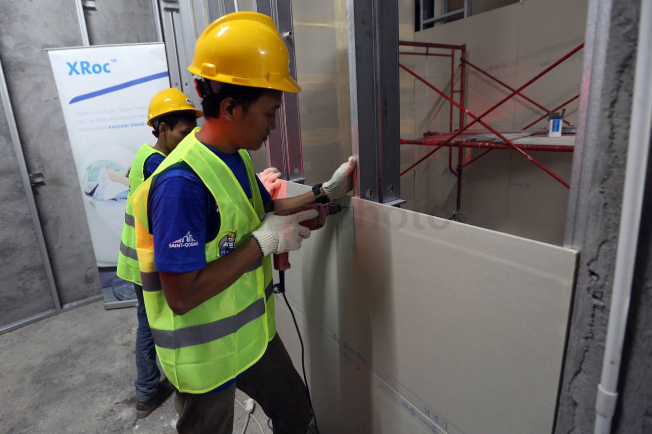 Papan Gypsum Anti Radiasi