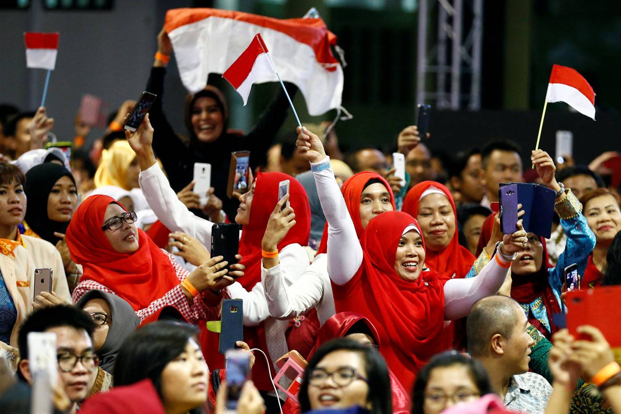 Antusias Warga Indonesia...